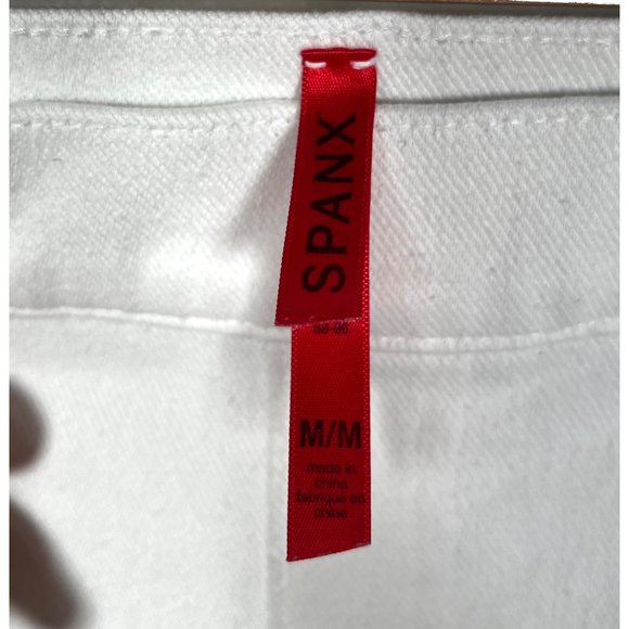 SPANX Ready-to-Wow Denim Leggings white sz M - Picture 7 of 11